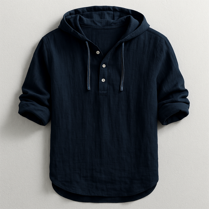 Orion | Lightweight Cotton Hoodie Shirt with Relaxed Fit for Men
