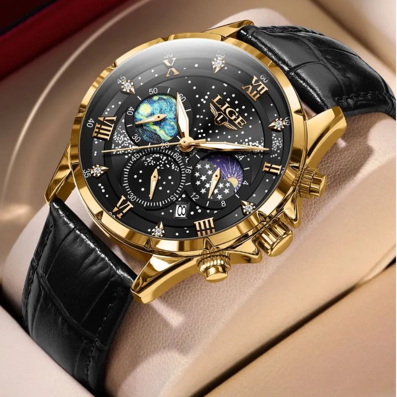 Elegant Moon Phase Clock