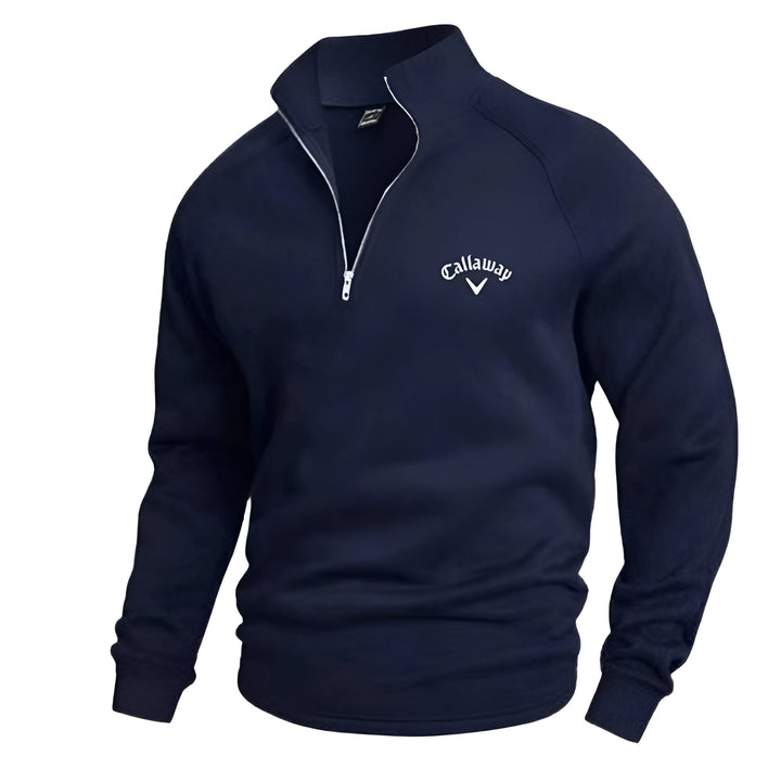 Elar | Lightweight Fleece Half Zip Jumper with Classic Collar for Men