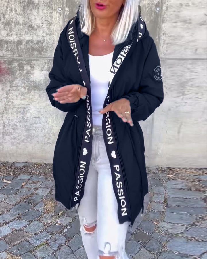 Vanessa | Casual Zip Up Jacket with Adjustable Drawstring for Women