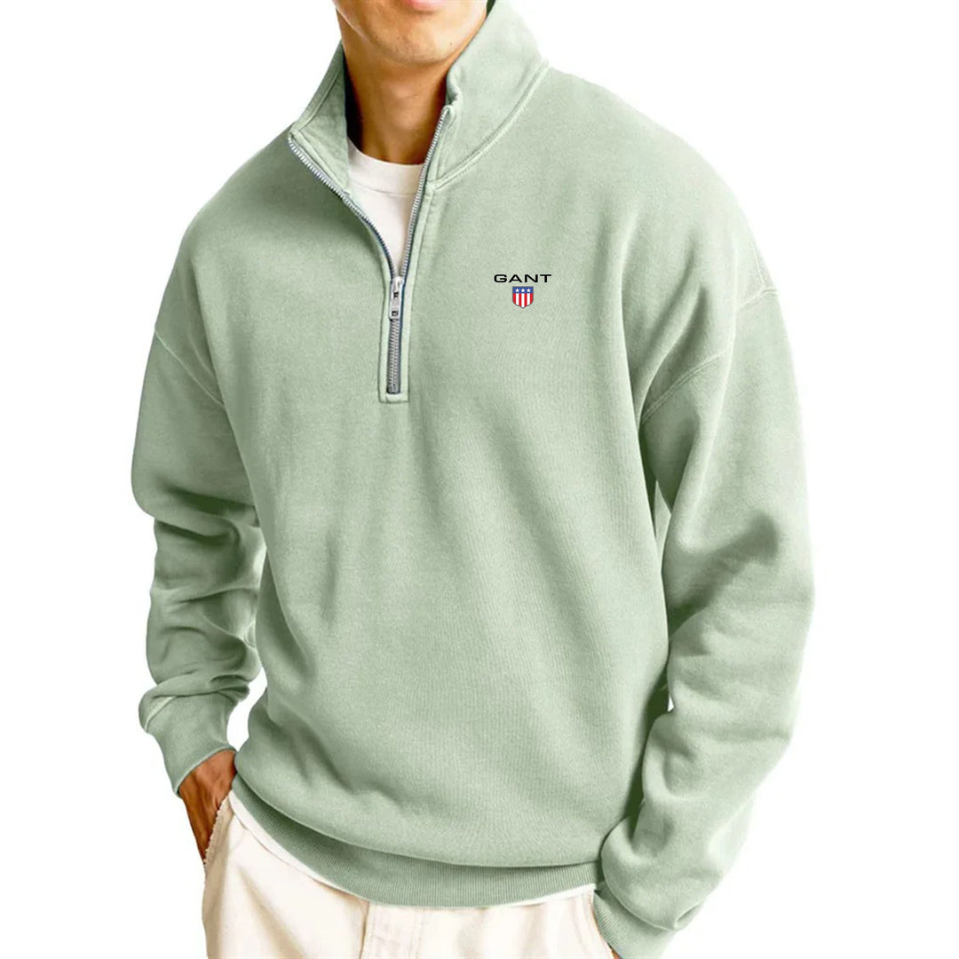 Grant | Half Zip Jumper with Refined Collar and Clean Design for Men