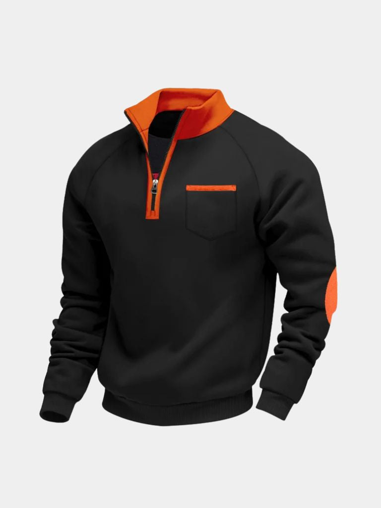 Clayton | Classic Quarter Zip Pullover with Refined Silhouette for Men