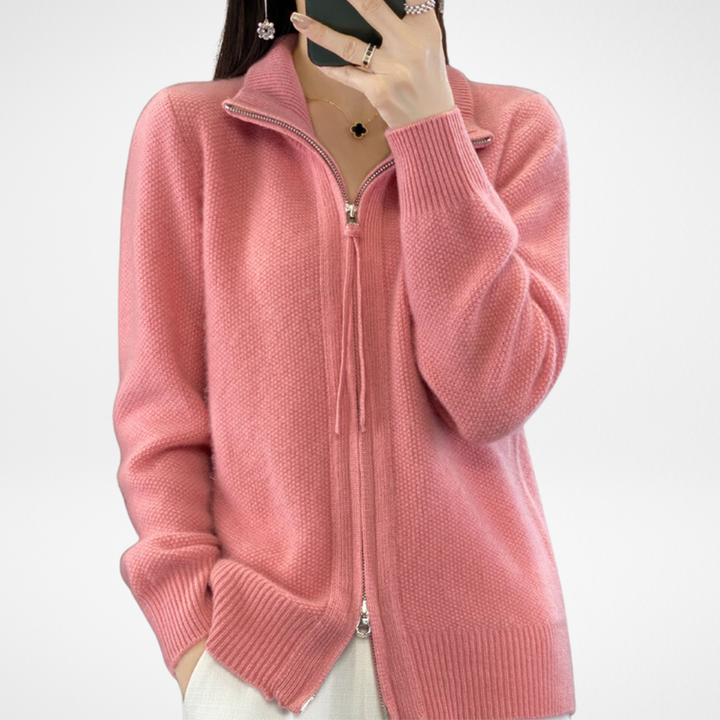 Katrina | Minimalist Zip Sweater with Sleek Modern Silhouette for Women