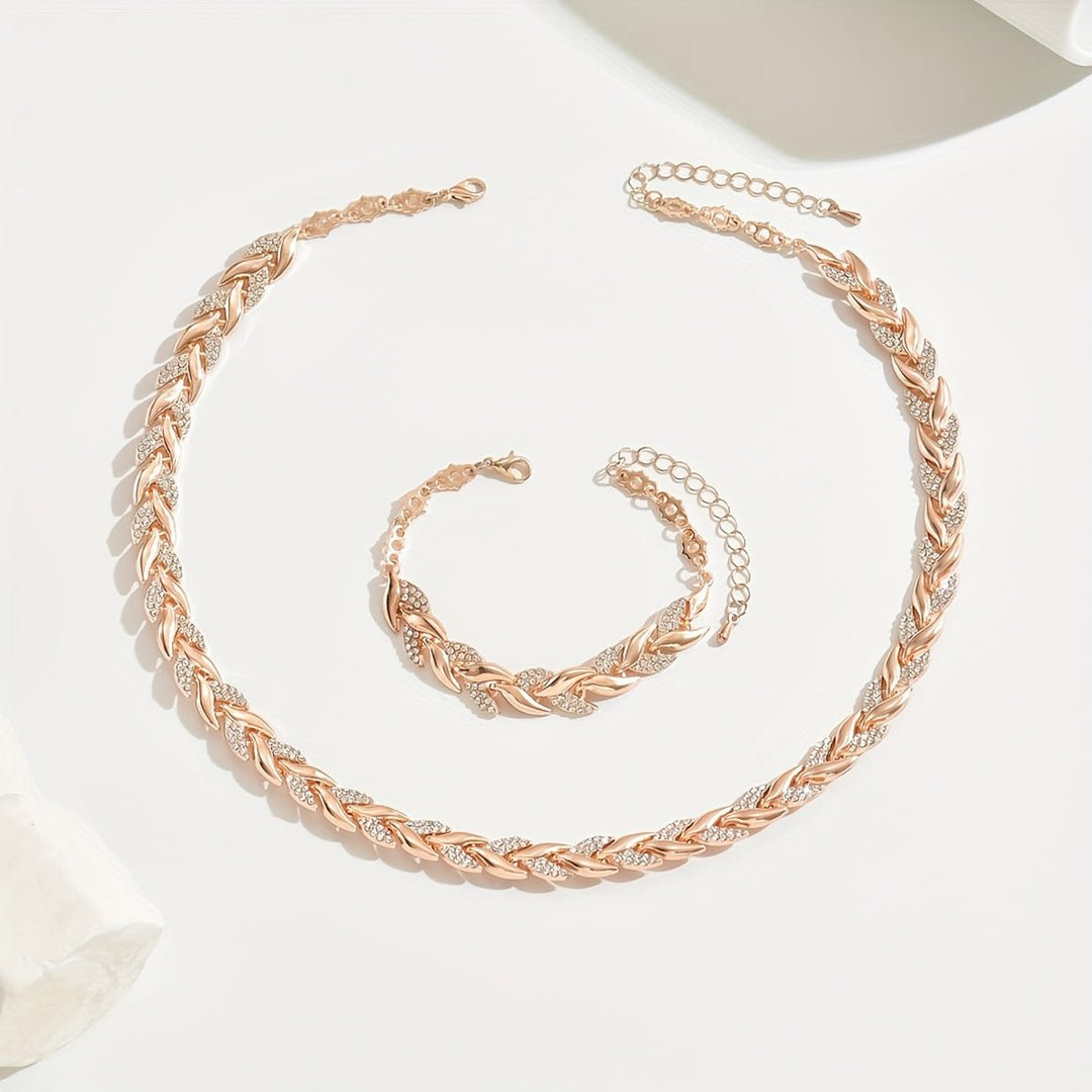Leïna Mermaid Tail Necklace &amp; Bracelet Set