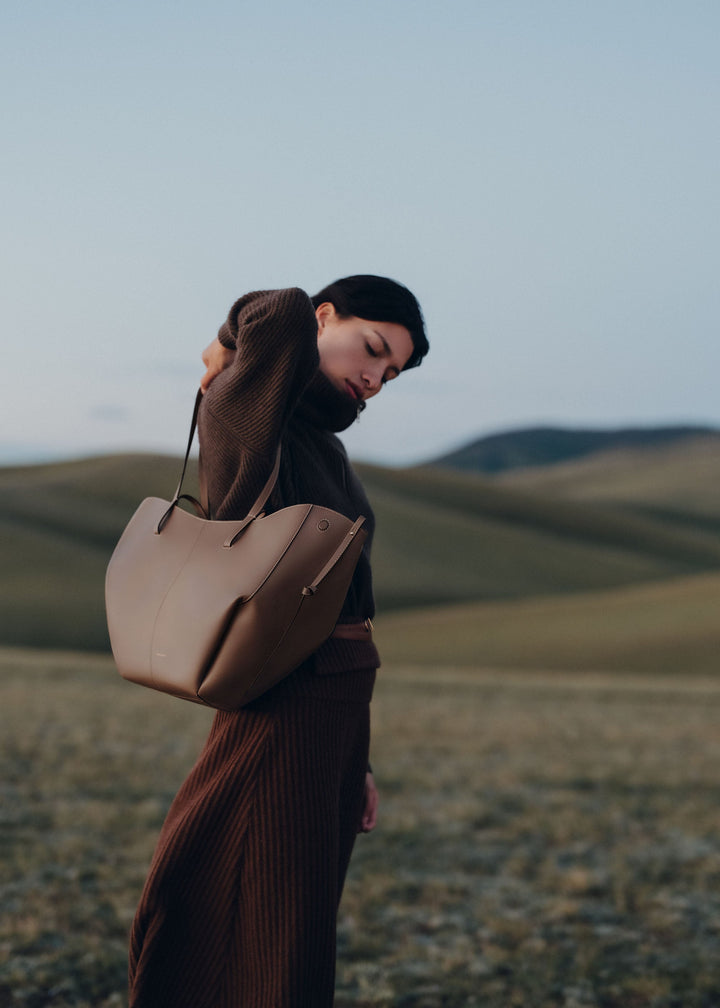 ÉLOISE Tote – Large | Brown Root