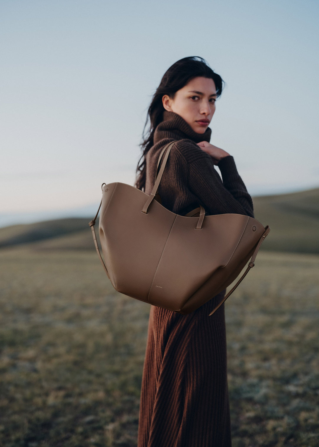 ÉLOISE Tote – Large | Brown Root