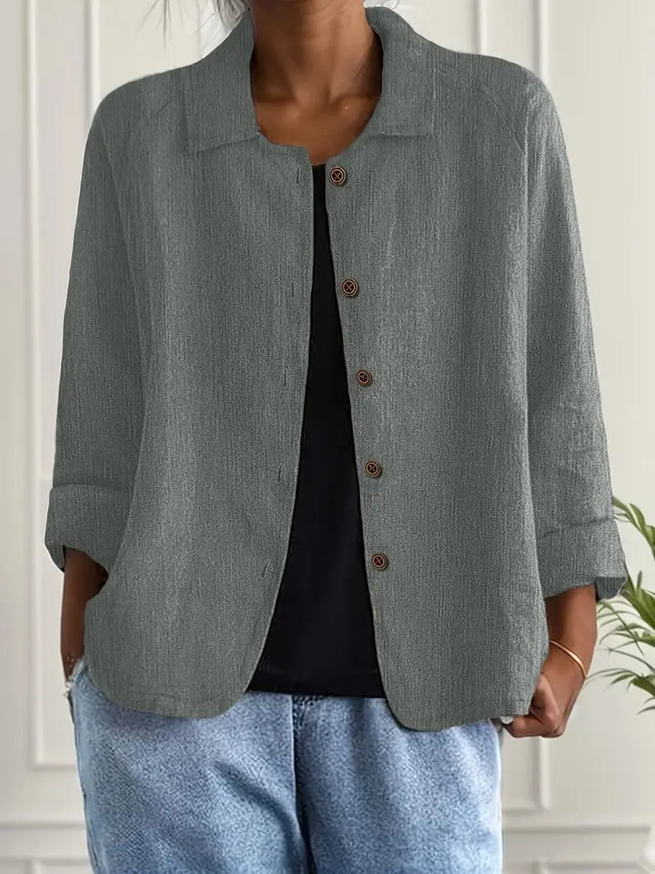 Charlie | Relaxed Button Up Jacket with Lightweight Feel for Women