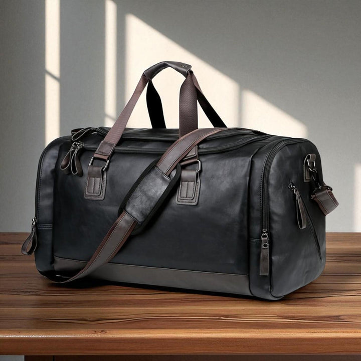 Oskar Leather Travel Bag