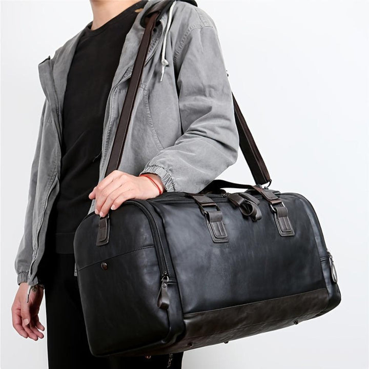 Oskar Leather Travel Bag
