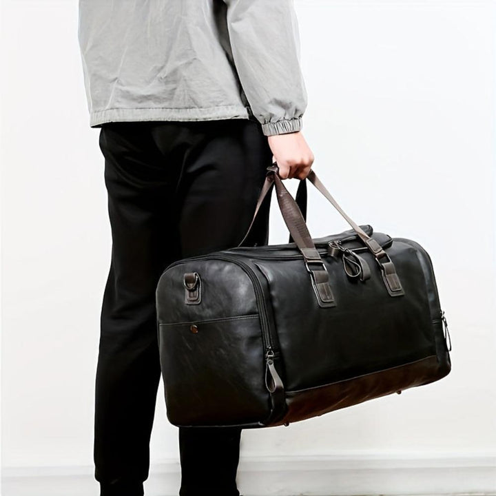 Oskar Leather Travel Bag