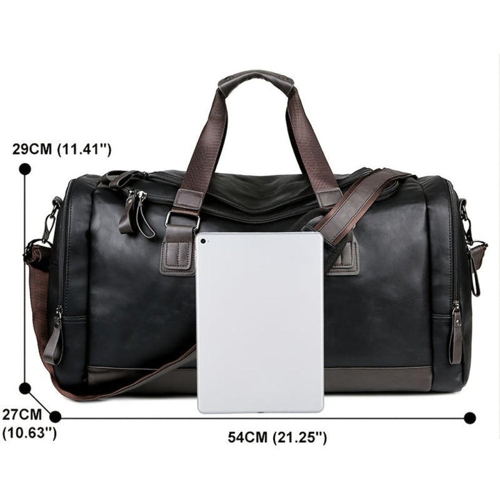 Oskar Leather Travel Bag