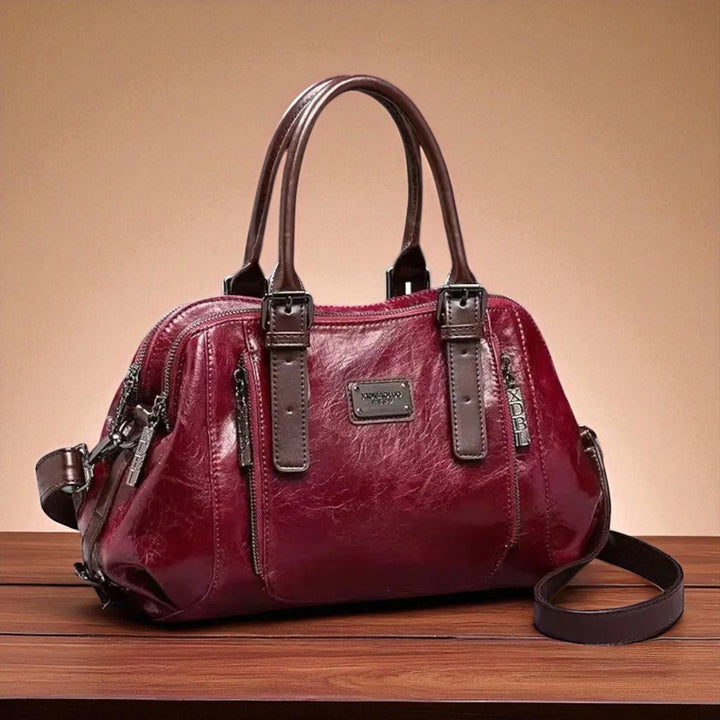 Red Luxury Bucket Bag