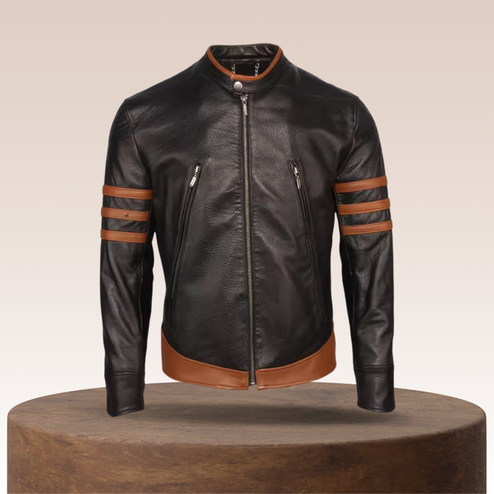 Henry Motorcycle Leather Jacket