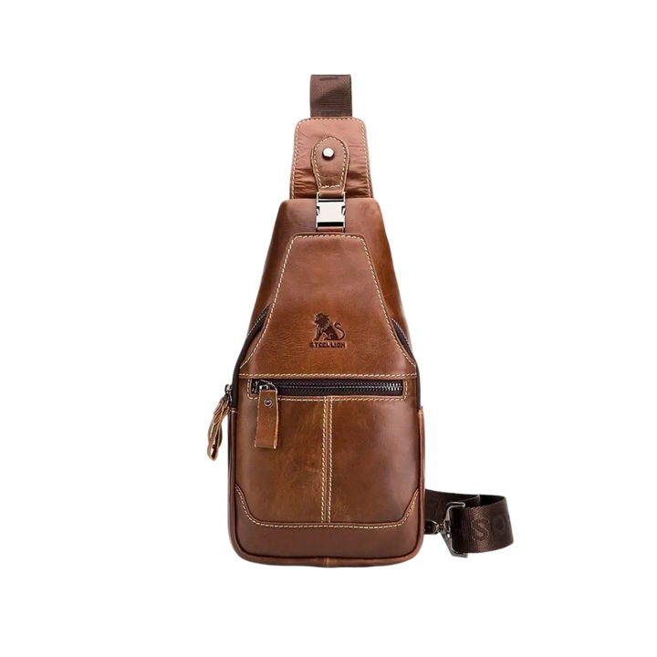 Leon Leather Chest Bag