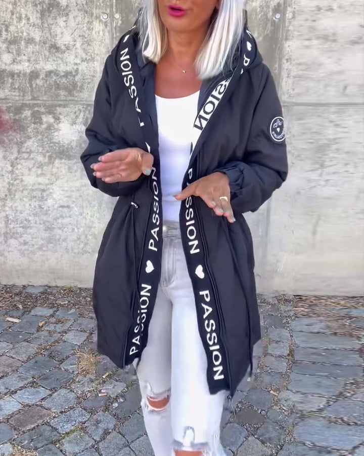 Vanessa | Casual Zip Up Jacket with Adjustable Drawstring for Women