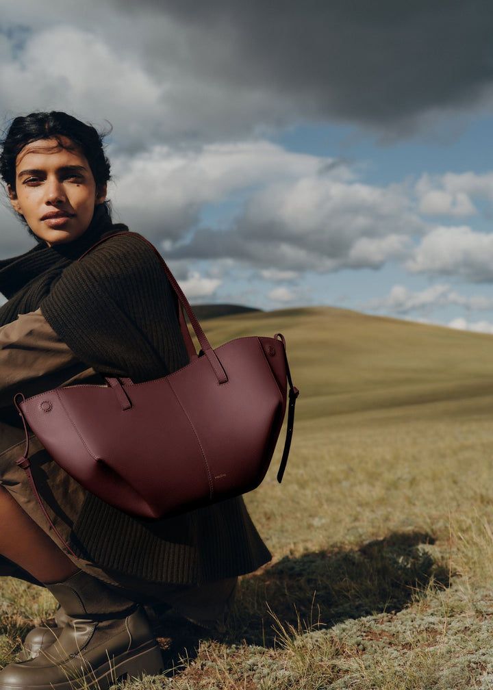ÉLOISE Tote – Mini | Black Cherry