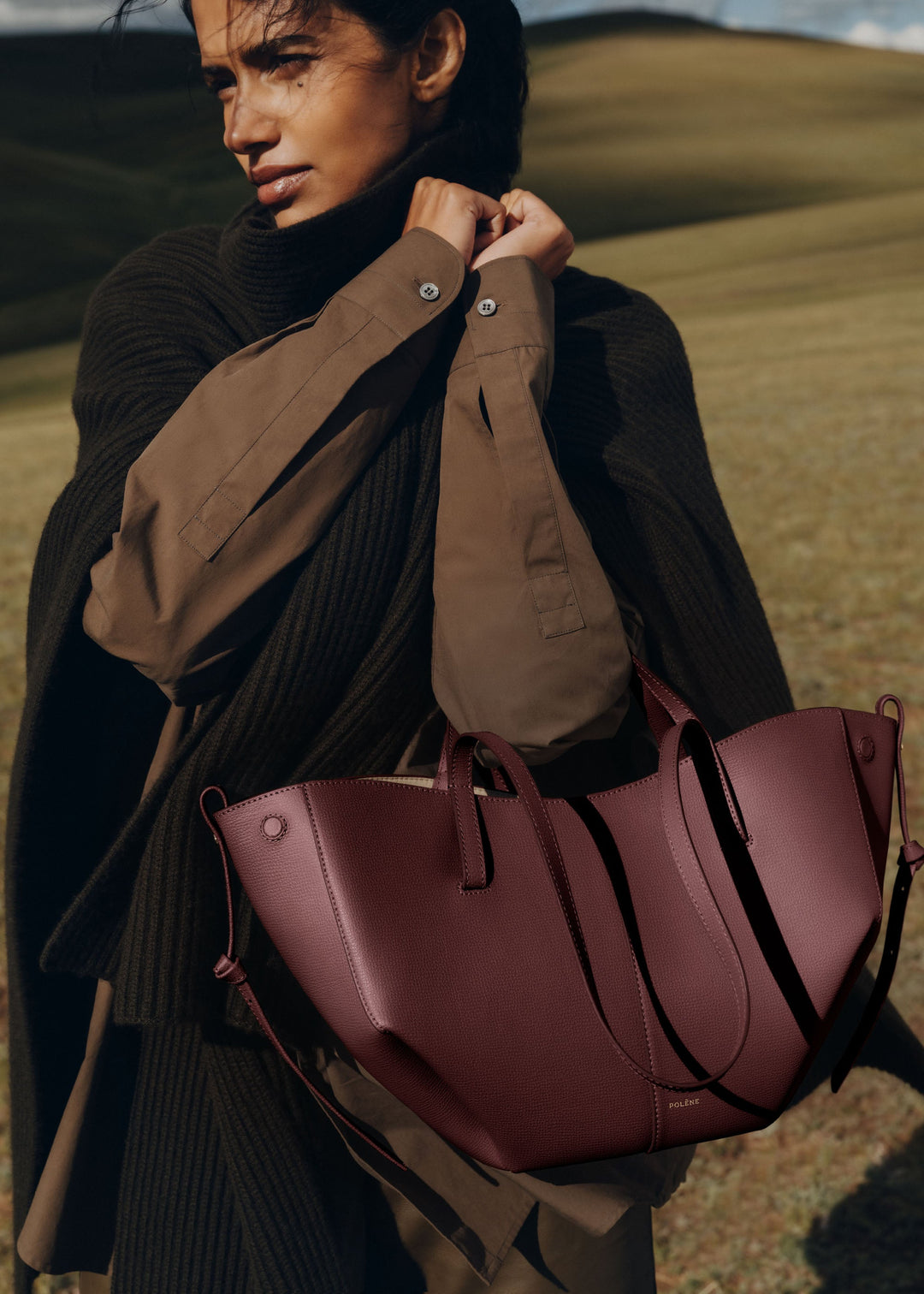 ÉLOISE Tote – Mini | Black Cherry