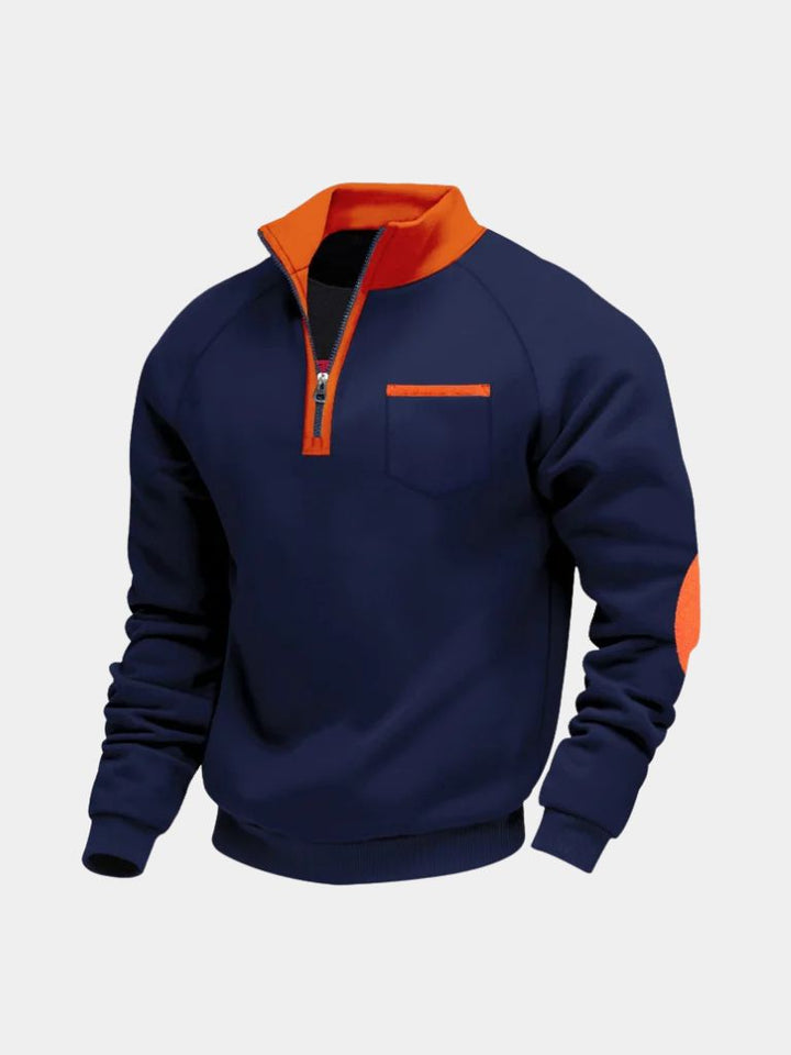 Clayton | Classic Quarter Zip Pullover with Refined Silhouette for Men