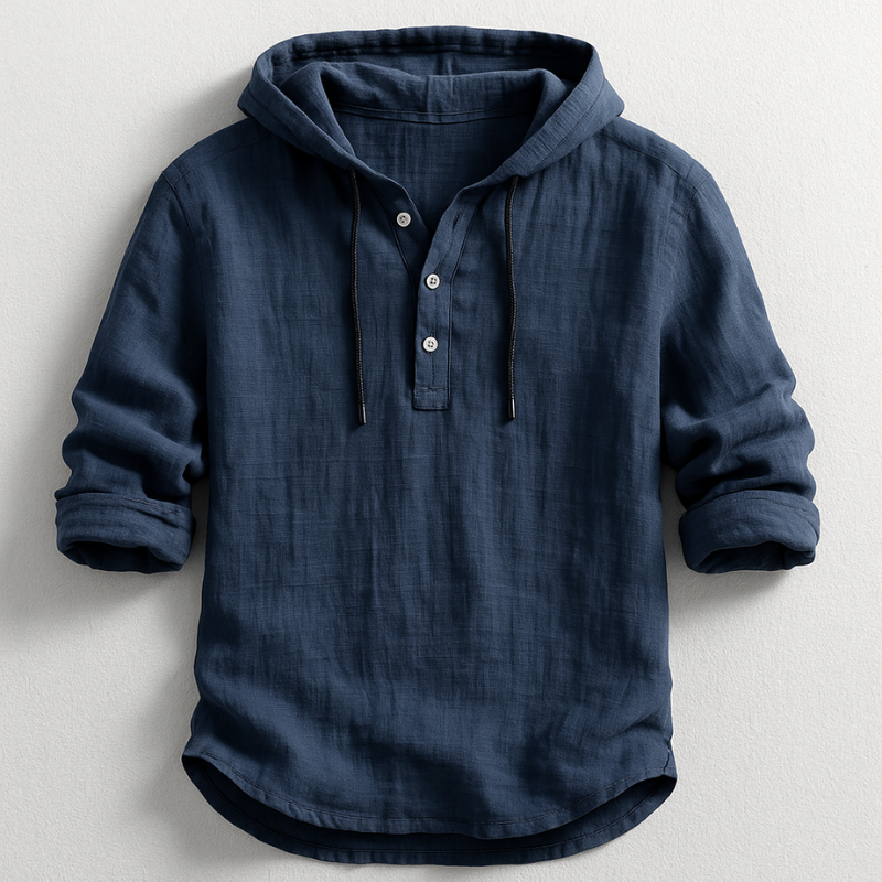 Orion | Lightweight Cotton Hoodie Shirt with Relaxed Fit for Men