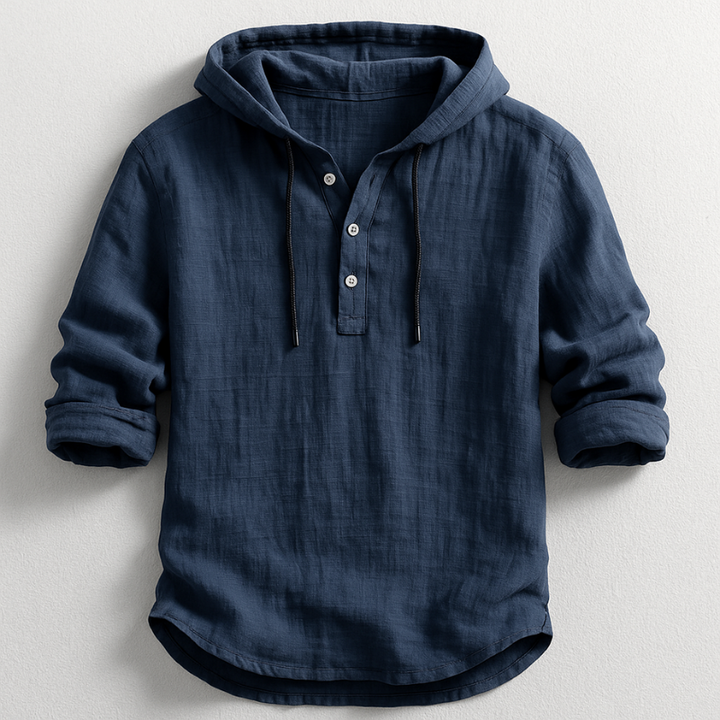 Orion | Lightweight Cotton Hoodie Shirt with Relaxed Fit for Men