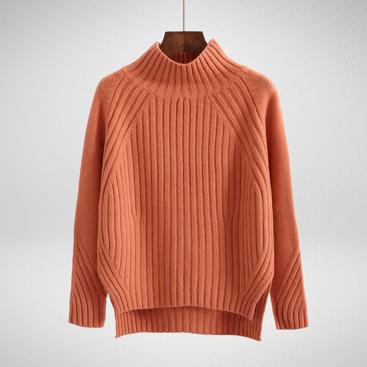 Amelia - Soft Ribbed Knit Sweater