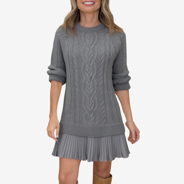 Gaelle Knit Sweater Dress