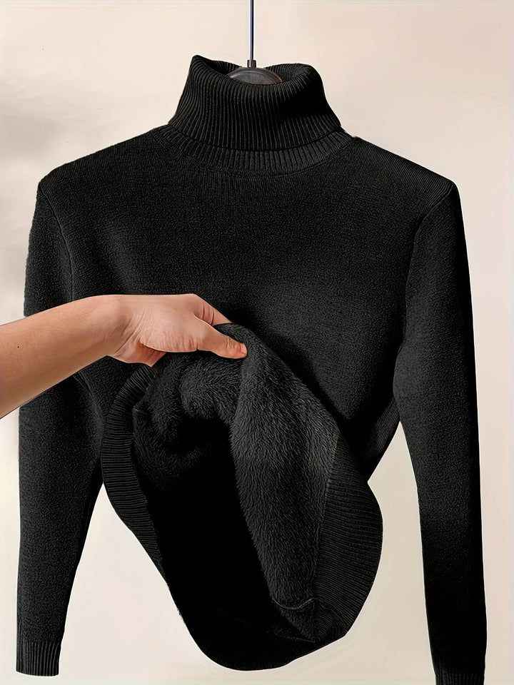 Liora | Soft Touch Turtle Neck Pullover with Relaxed Fit for Women