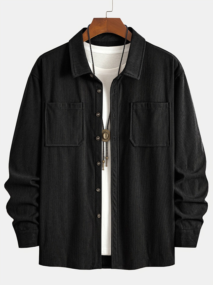 Bryce | Ribbed Textured Overshirt