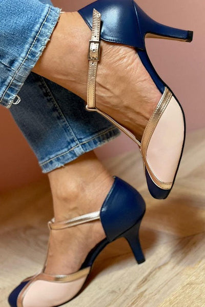 Comfortable T-Strap All-Day Heels