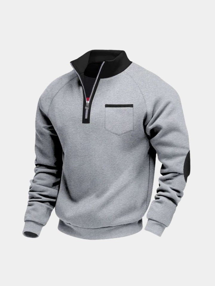 Clayton | Classic Quarter Zip Pullover with Refined Silhouette for Men