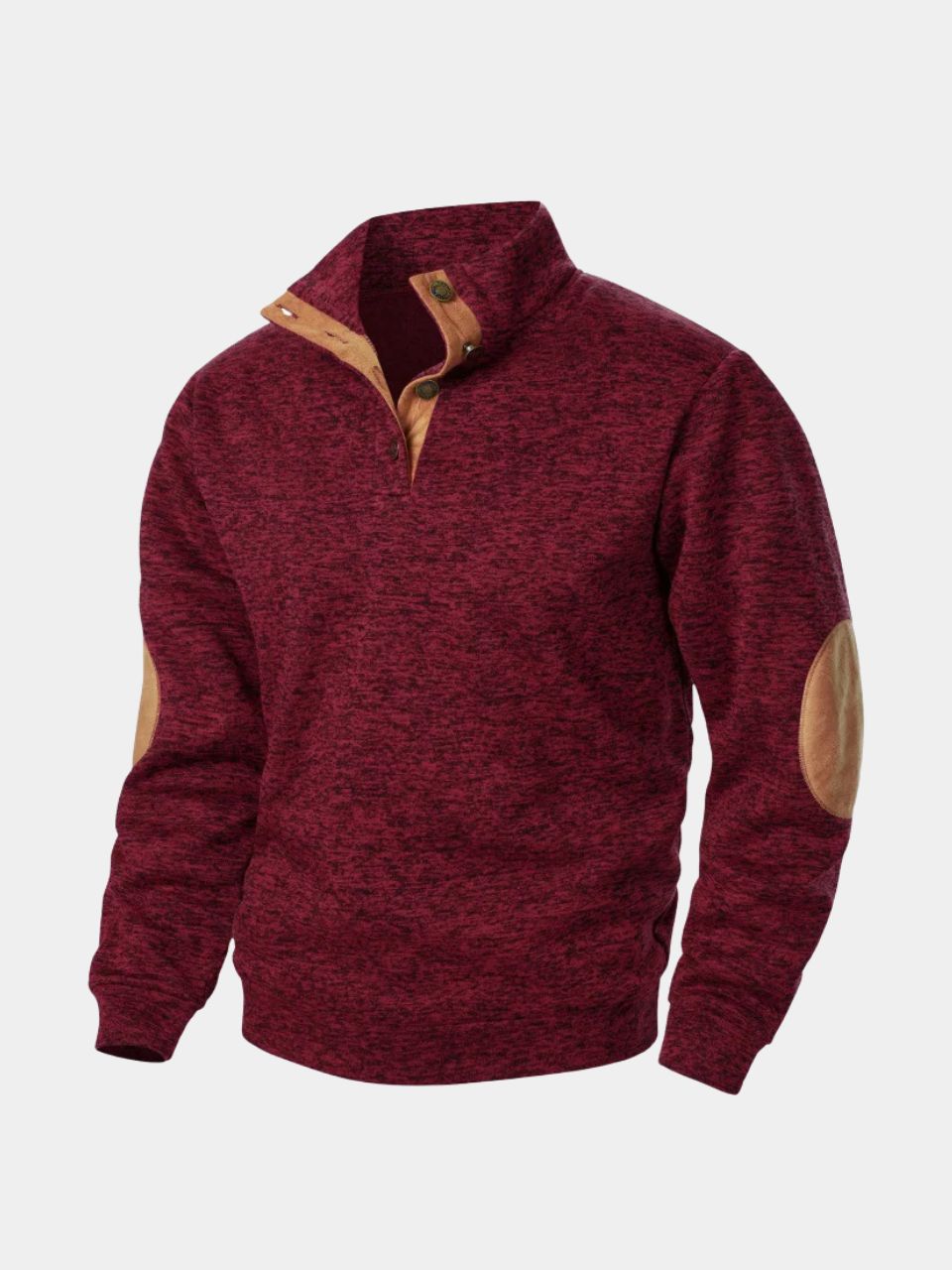 Callum | Heritage Pullover with Contrast Elbow Patches for Men