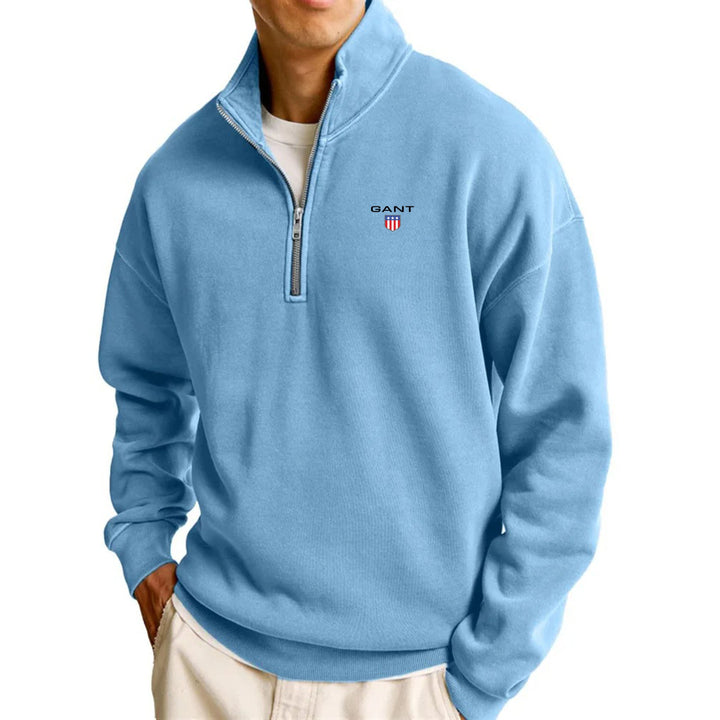 Grant | Half Zip Jumper with Refined Collar and Clean Design for Men