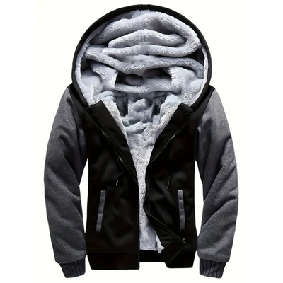 Matthew | Warm Fleece Hooded Jacket