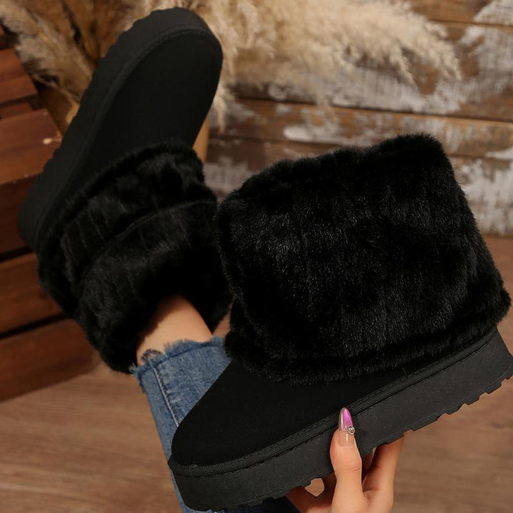 Willow | Faux Fur Lined Snow Boots with Fluffy Warm Interior for Women