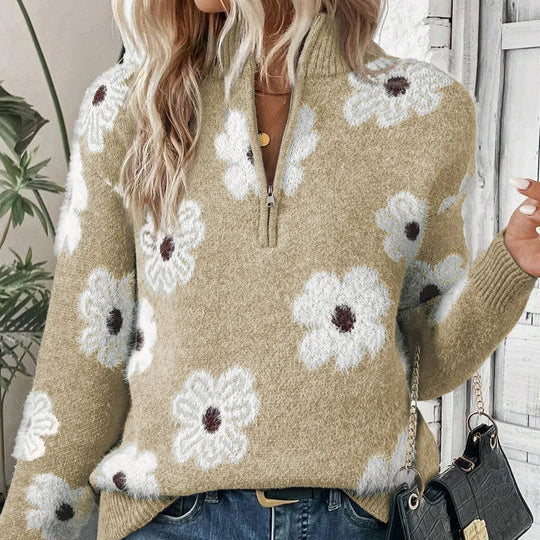 Bloom - Half-Zip Sweater