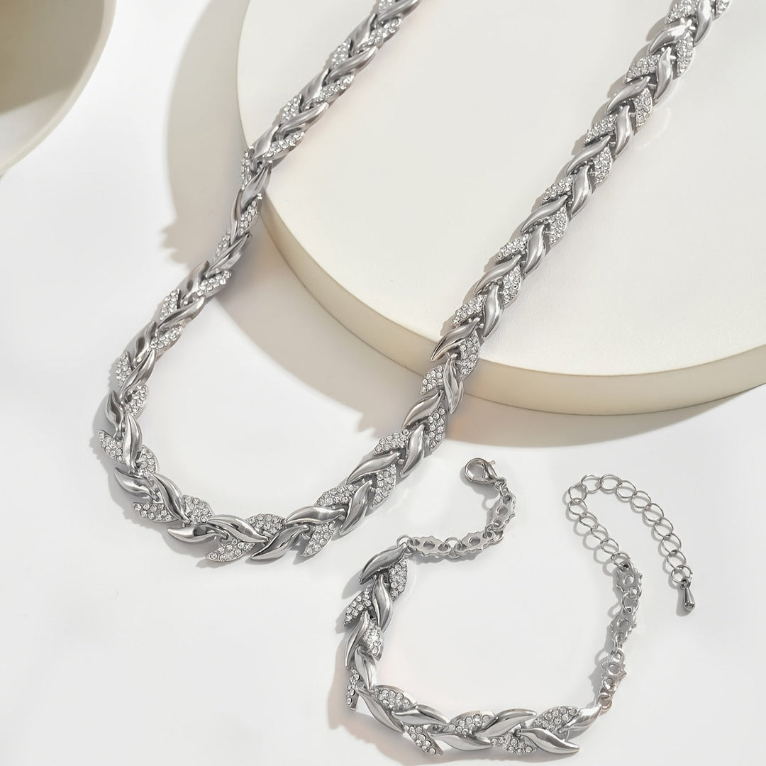 Leïna Mermaid Tail Necklace &amp; Bracelet Set