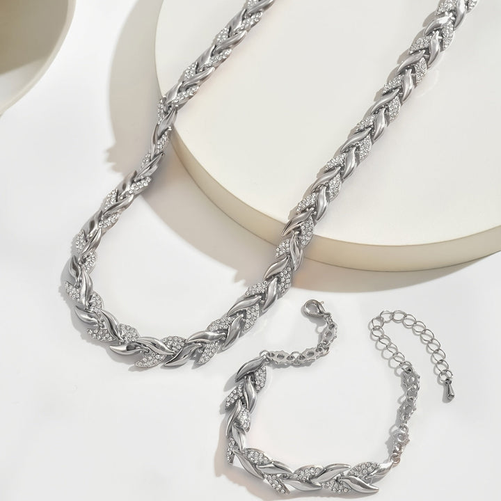 Leïna Mermaid Tail Necklace &amp; Bracelet Set
