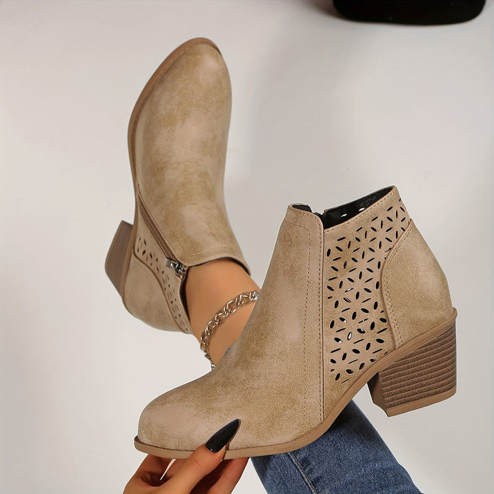 Talen | Comfortable Boots with Soft Structure and Neutral Tones for Women