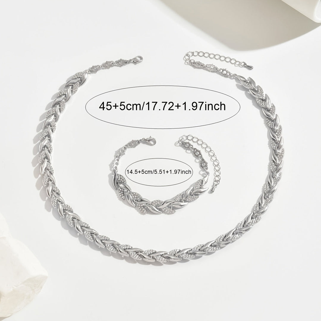Leïna Mermaid Tail Necklace &amp; Bracelet Set