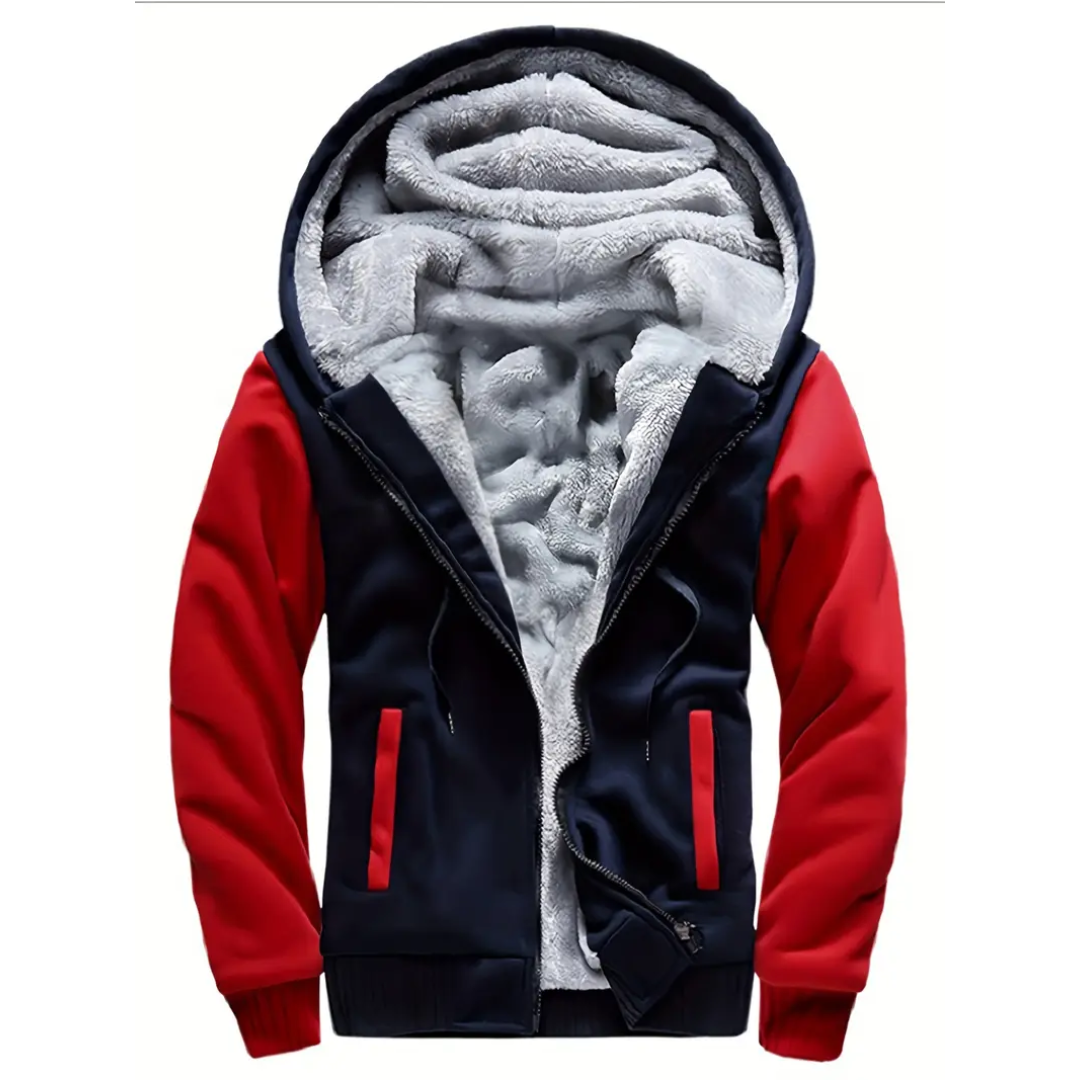 Matthew | Warm Fleece Hooded Jacket