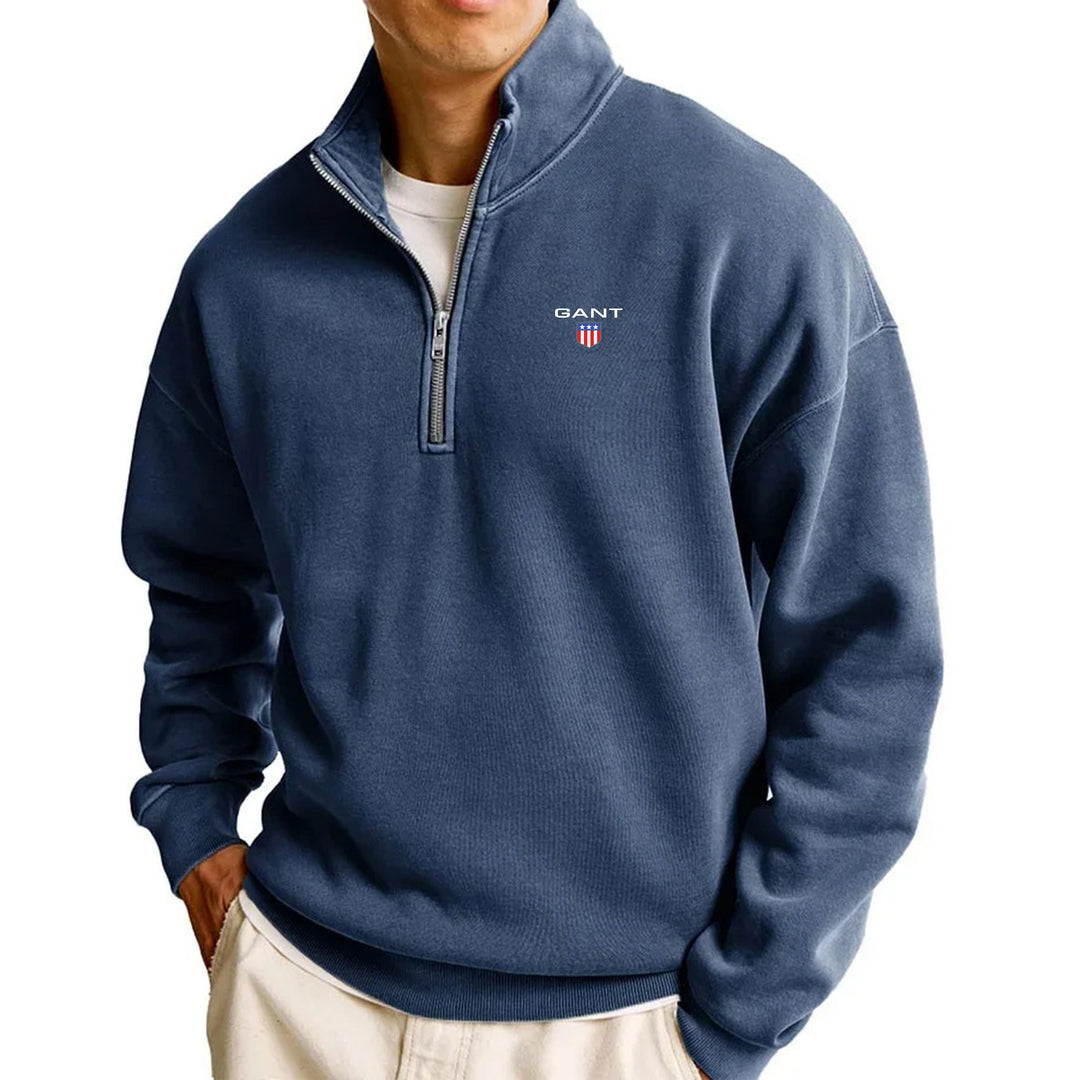 Grant | Half Zip Jumper with Refined Collar and Clean Design for Men