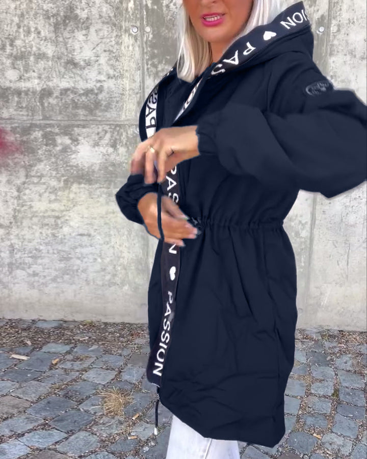 Vanessa | Casual Zip Up Jacket with Adjustable Drawstring for Women