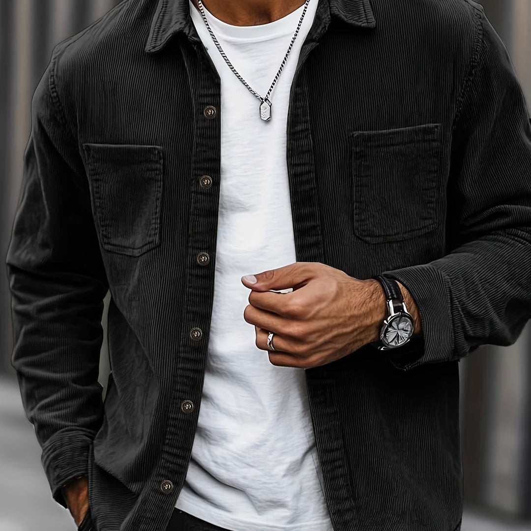 Bryce | Ribbed Textured Overshirt