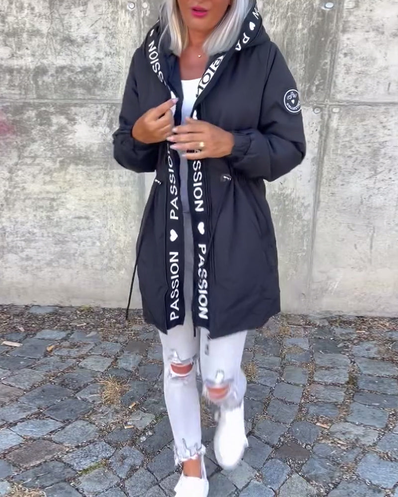 Vanessa | Casual Zip Up Jacket with Adjustable Drawstring for Women