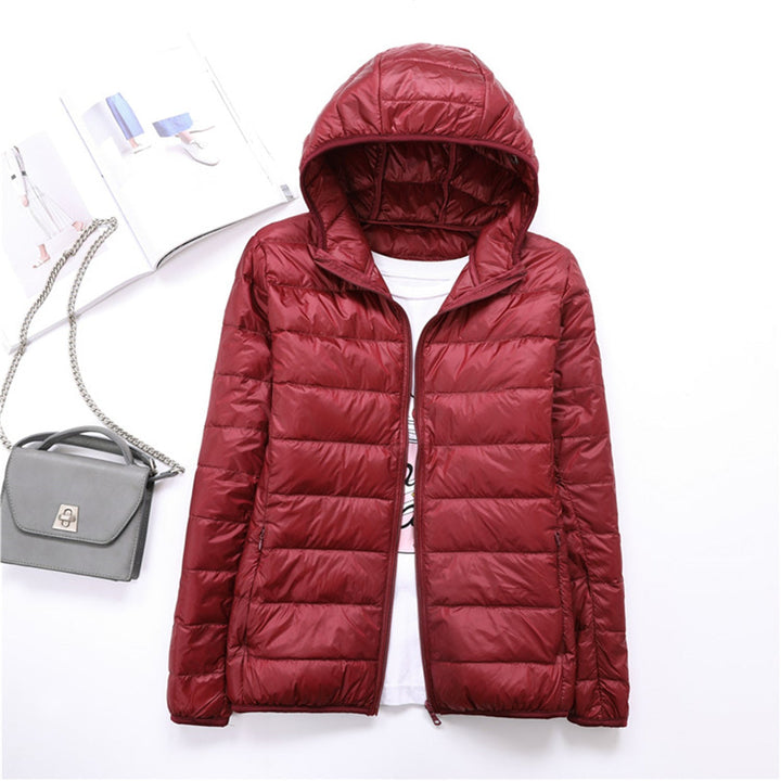 Liyanna | Lightweight Hooded Puffer Jacket in Extended Sizes for Women