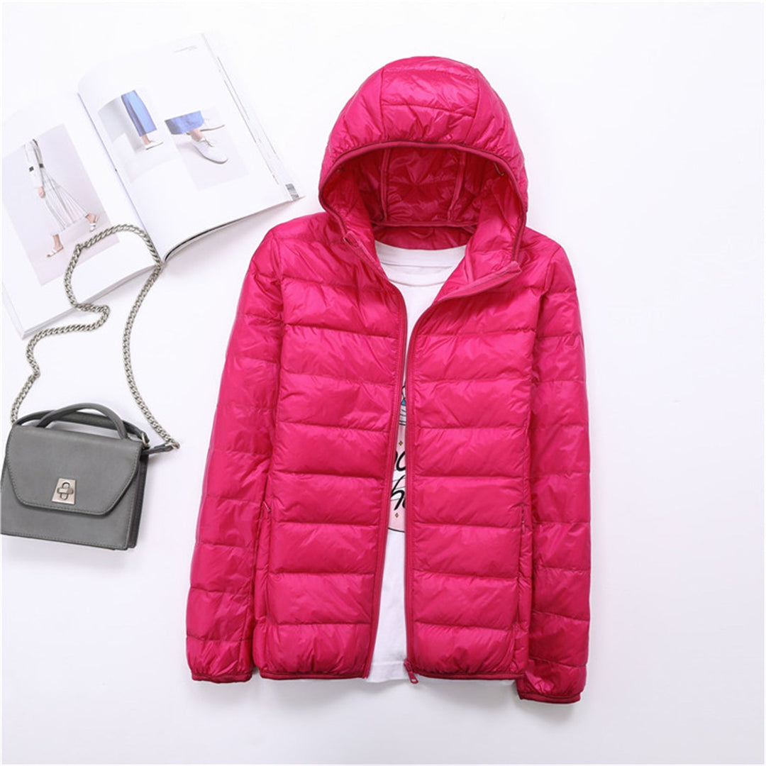 Liyanna | Lightweight Hooded Puffer Jacket in Extended Sizes for Women