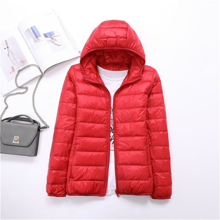 Liyanna | Lightweight Hooded Puffer Jacket in Extended Sizes for Women