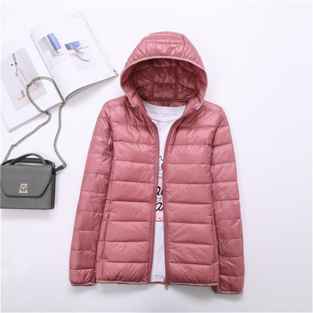 Liyanna | Lightweight Hooded Puffer Jacket in Extended Sizes for Women