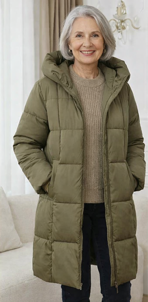 Margot | Hooded Puffer Coat with Premium Down Insulation for Women