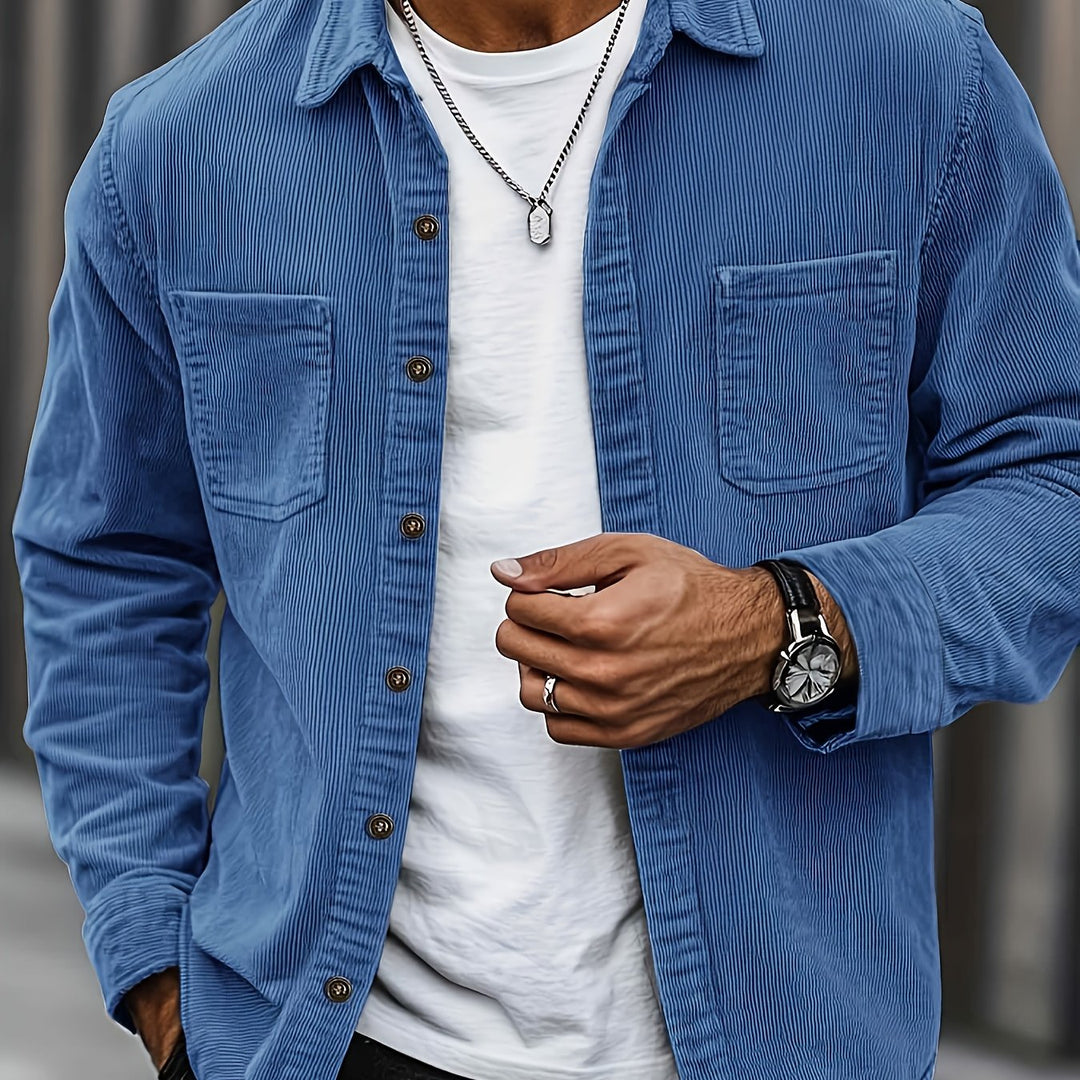 Bryce | Ribbed Textured Overshirt
